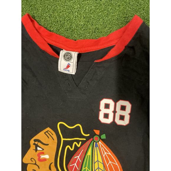 Chicago Blackhawks Jersey Hockey Mens XLarge Black Cotton Sewn Patrick Kane NHL - Picture 4 of 6